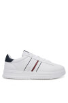 Tommy Hilfiger Сникърси Modern Cupsole Stripes Lth FM0FM05406 Бял - Mera.bg