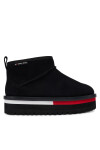 Tommy Jeans Апрески Tjw Flatform Snow Boot Suede EN0EN02841 Черен - Mera.bg