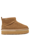 Tommy Jeans Апрески Tjw Flatform Snow Boot Suede EN0EN02841 Кафяв - Mera.bg