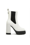 Tommy Jeans Боти Tjw High Heel Chelsea EN0EN02306 Бял - Mera.bg