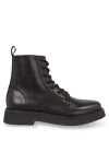 Tommy Jeans Боти Tjw Lace Up Flat Boot EN0EN02310 Черен - Mera.bg