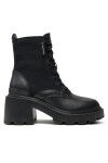 Tommy Jeans Боти Tjw Mid Heel Boot Mix Media EN0EN02556 Черен - Mera.bg