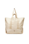 Tommy Jeans Дамска чанта Tjw Tote Edition Canvas AW0AW17542 Бежов - Mera.bg