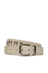 Tommy Jeans Дамски колан Tjw Bold Leather 3.0 AW0AW16255 Екрю - Mera.bg