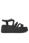 Tommy Jeans Сандали Tjw Wedgy Strappy Sandal EN0EN02756 Черен - Mera.bg