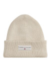 Tommy Jeans Шапка Tjw Linear Beanie AW0AW17913 Екрю - Mera.bg