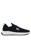 Tommy Jeans Сникърси Runner Kntitted EM0EM01555 Черен - Mera.bg