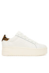 Tommy Jeans Сникърси Tjw Flatform Leopard Sneaker EN0EN02930 Бял - Mera.bg