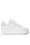 Tommy Jeans Сникърси Tjw Flatform Patent Sneaker EN0EN02864 Екрю - Mera.bg