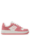 Tommy Jeans Сникърси Tjw Retro Basket Washed Suede EN0EN02486 Розов - Mera.bg