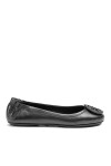 Tory Burch Балеринки Minnie Travel Ballet With Logo 49350 Черен - Mera.bg