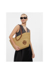 Tory Burch Дамска чанта Ella Straw Basket Tote 135740 Natural 254 - Mera.bg