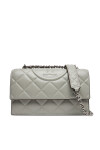 Tory Burch Дамска чанта Fleming Small Convertible Shoulder Bag 164800 Сив - Mera.bg