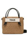 TOUS Дамска чанта Capazo M Scoubidou 2001663243 Natural/Black - Mera.bg