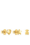 TOUS Комплект чифта обеци Bold Motif 1004102700 Златист - Mera.bg
