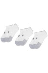 Under Armour Къси чорапи Heatgear No Show Sock 1346755-100 Бял - Mera.bg