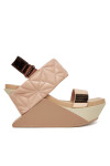 United Nude Сандали Delta Wedge Puffy 10902861188 Бежов - Mera.bg