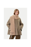 Weekend Max Mara Зимен шал Bardies 2525746035 Кафяв - Mera.bg