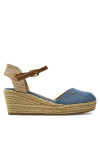 Wrangler Еспадрили Bela Women Semi Wedge 20241055 Син - Mera.bg