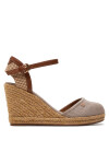 Wrangler Еспадрили Brava Women Wedge 20241056 Сив - Mera.bg