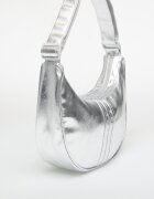 adidas Originals Чанта adidas Adicolor Half Crescent Bag Metallic Pu Silver Met.