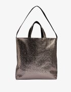 adidas Originals Чанта adidas Adicolor Shopper Metal Pu Grey Three