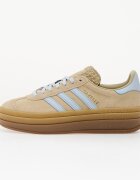 adidas Originals Сникърси adidas Gazelle Bold Stone Khaki/ Crystal Sky/ Gold Met.