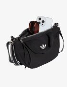 adidas Performance Чанта adidas OG Sport Croissant Bag Extra Small Black/ White/ Silver Met.