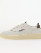 Autry Сникърси Medalist Low Man White/ Chocolate Leather