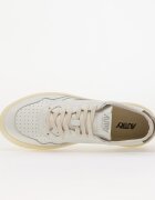 Autry Сникърси Medalist Low Man White/ Chocolate Leather