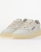 Autry Сникърси Medalist Low Man White/ Chocolate Leather