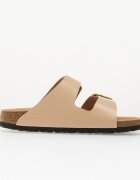 Birkenstock Arizona Big Buckle Natural Leather Patent Women High-Shine New Beige