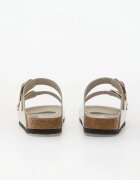 Birkenstock Arizona Big Buckle Natural Leather Patent Women High-Shine Oyster