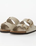 Birkenstock Arizona Big Buckle Natural Leather Patent Women High-Shine Oyster