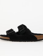 Birkenstock Arizona Shearling Suede Leather/ Fur Black