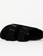 Birkenstock Arizona Shearling Suede Leather/ Fur Black