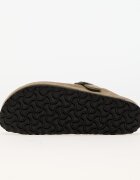 Birkenstock Boston Shearling Suede Leather/Fur Taupe