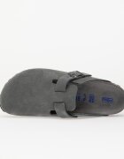 Birkenstock Boston Soft Footbed Suede Leather Basalt Gray Tonal Fb