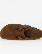 Birkenstock Boston Soft Footbed Suede Leather Dark Tea Tonal Fb