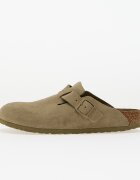 Birkenstock Boston Suede Leather Faded Khaki