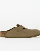Birkenstock Boston Suede Leather Faded Khaki