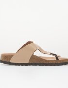 Birkenstock Gizeh Big Buckle Natural Leather Patent Women High-Shine New Beige