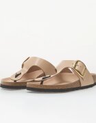 Birkenstock Gizeh Big Buckle Natural Leather Patent Women High-Shine New Beige