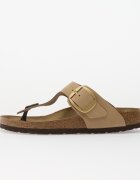 Birkenstock Gizeh Big Buckle Nubuck Leather Women Sandcastle