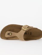 Birkenstock Gizeh Big Buckle Nubuck Leather Women Sandcastle