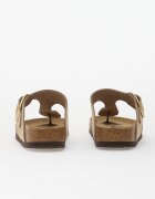 Birkenstock Gizeh Big Buckle Nubuck Leather Women Sandcastle