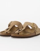 Birkenstock Gizeh Big Buckle Nubuck Leather Women Sandcastle