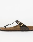 Birkenstock Gizeh LEN Emboss Leather Black