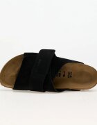 Birkenstock Kyoto Nubuck/Suede Leather Black