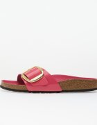 Birkenstock Madrid Big Buckle Natural Leather Patent Women High-Shine Fuchsia Tulip